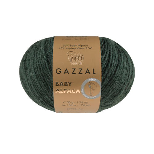 Gazzal Baby Alpaca Alpaka El Örgü İpi 50gr