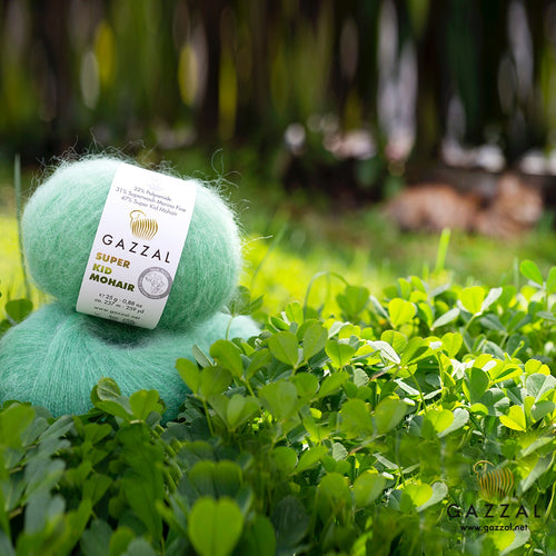 Gazzal Super Kid Mohair Moher El Örgü İpi 25gr