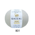 Gazzal Baby Wool – Merinos Yünü Karışımlı Bebek İpliği | 10’lu Paket (10 × 50 gr / 500 gr)
