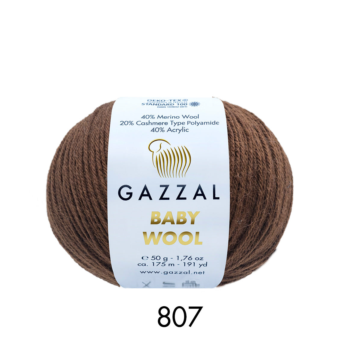 Gazzal Baby Wool – Merinos Yünü Karışımlı Bebek İpliği | 10’lu Paket (10 × 50 gr / 500 gr)