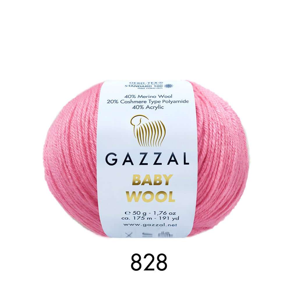 Gazzal Baby Wool – Merinos Yünü Karışımlı Bebek İpliği | 10’lu Paket (10 × 50 gr / 500 gr)