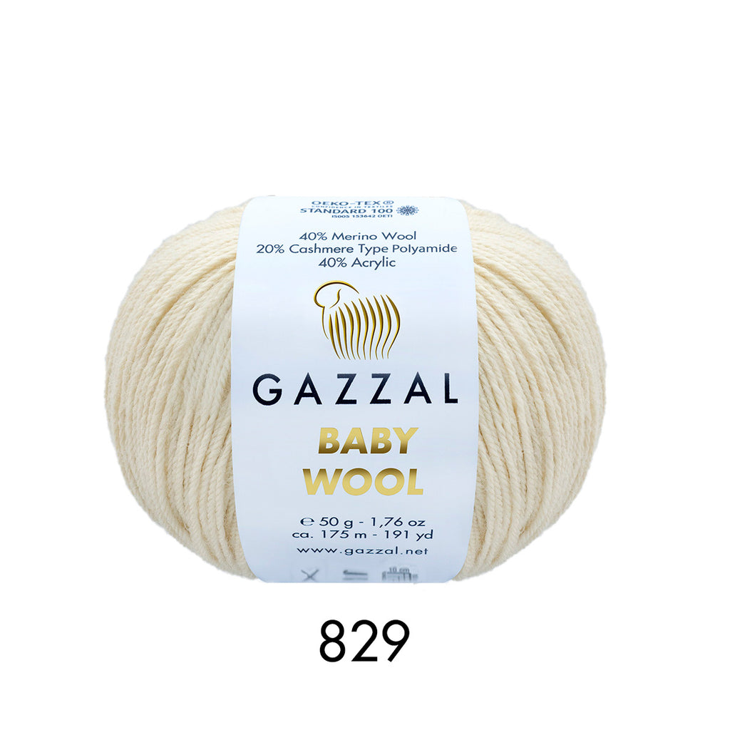 Gazzal Baby Wool – Merinos Yünü Karışımlı Bebek İpliği | 10’lu Paket (10 × 50 gr / 500 gr)