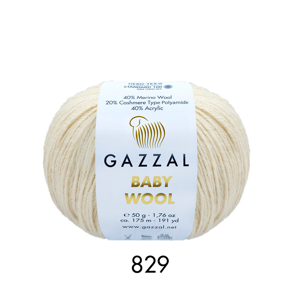 Gazzal Baby Wool – Merinos Yünü Karışımlı Bebek İpliği | 10’lu Paket (10 × 50 gr / 500 gr)